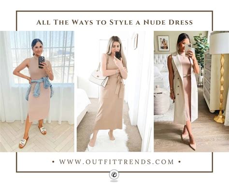 nude dresses|Nude Dress Outfits: 23 Tips for Slaying Nude Colored Dresses